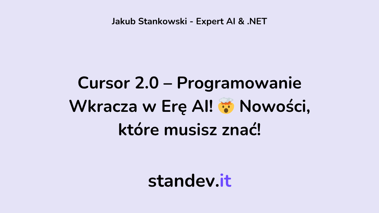 Cursor 2.0 – nowa era edytorów kodu?